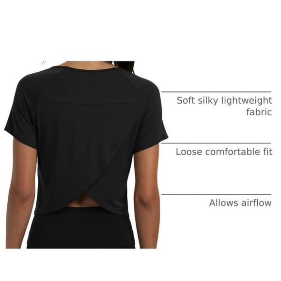 Mippo Split Back Gym Exercise Shirts - Set of 5 - Picture 10 of 11